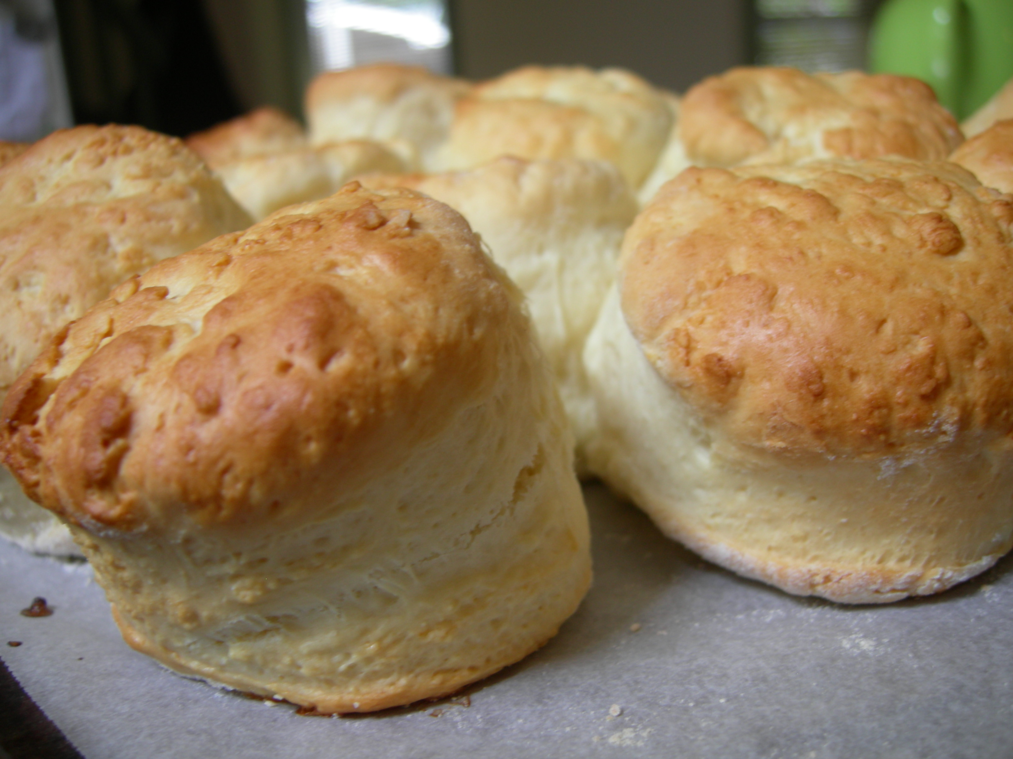 Nicely risen scones