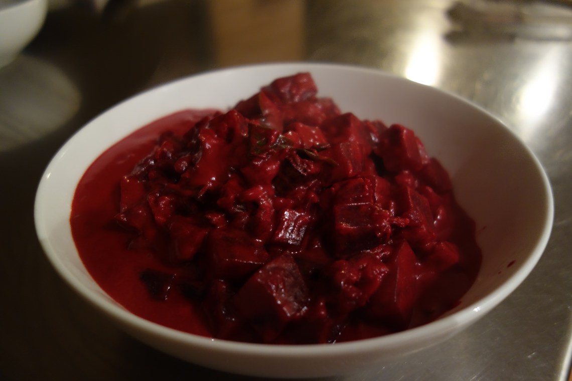 Beetroot curry