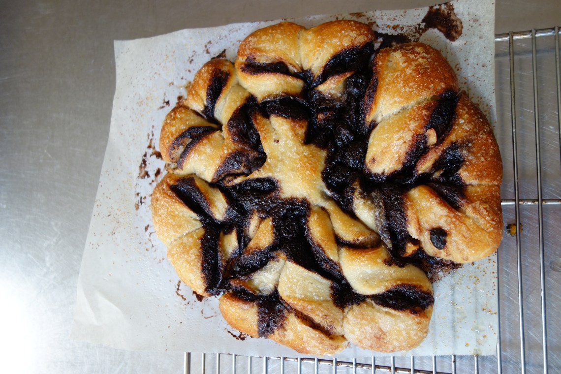 Chocolate Breakfast Pizza