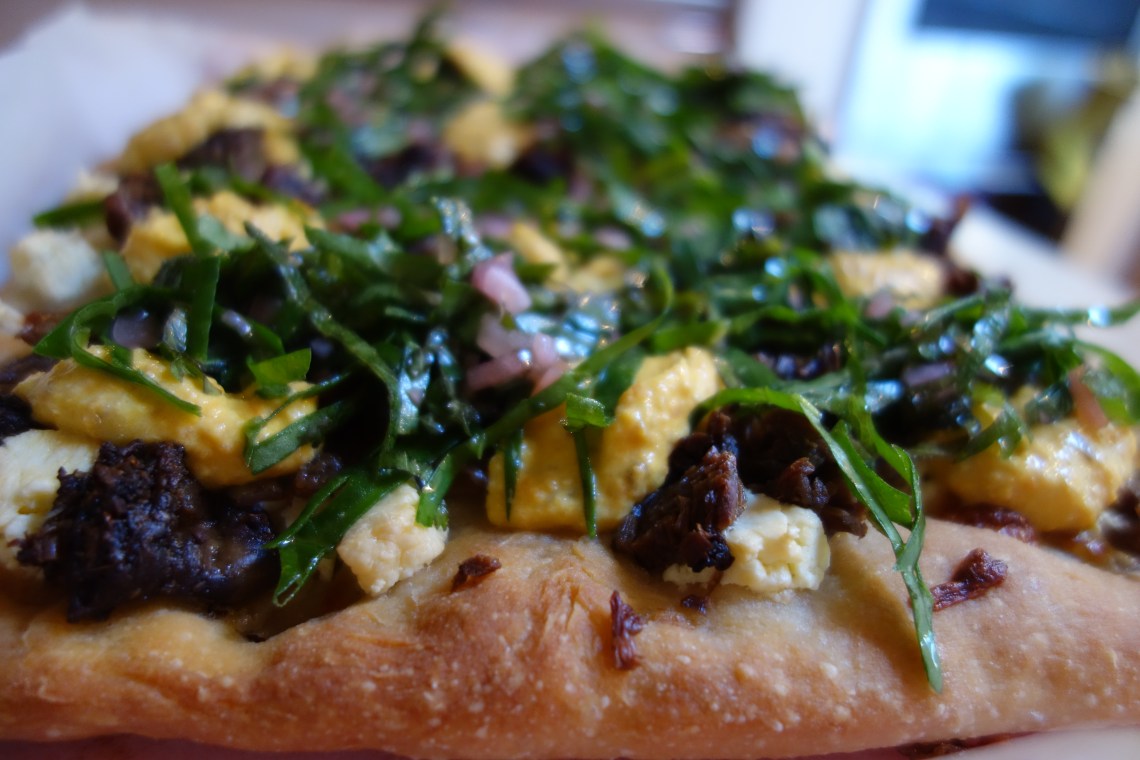 Left Over Lamb Pizza