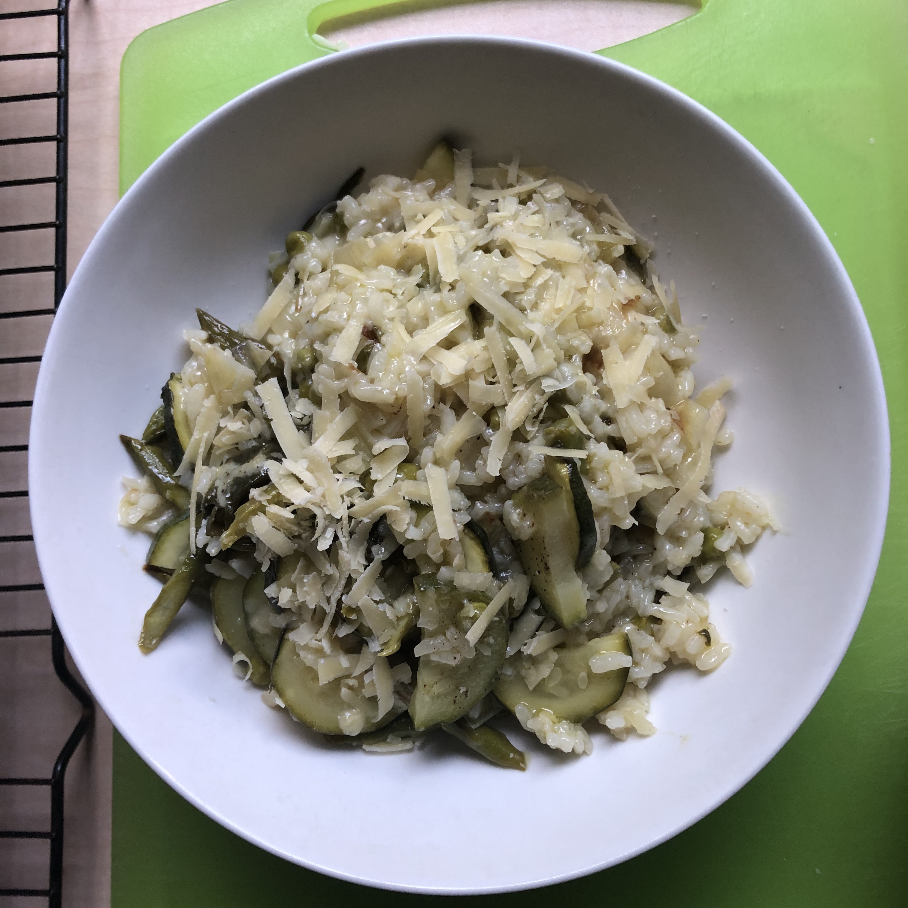 Baked Rice and Greens